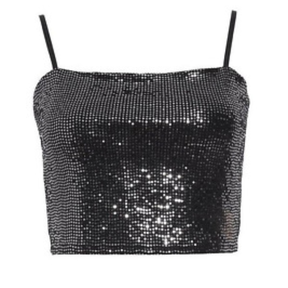 Brand New sequin crop top